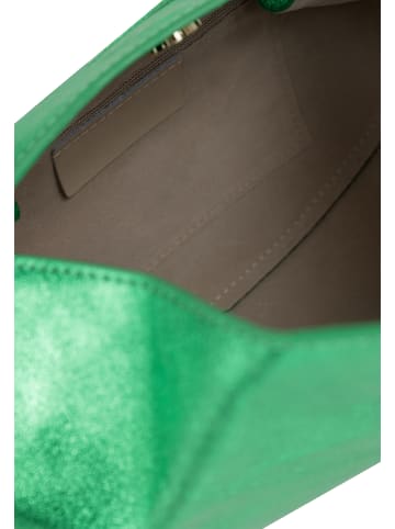Usha Damen Handtasche in Laminat grün