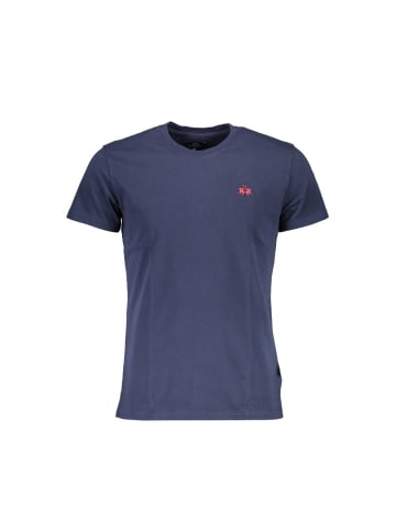 La Martina Blau Baumwolle Herren T-Shirt
