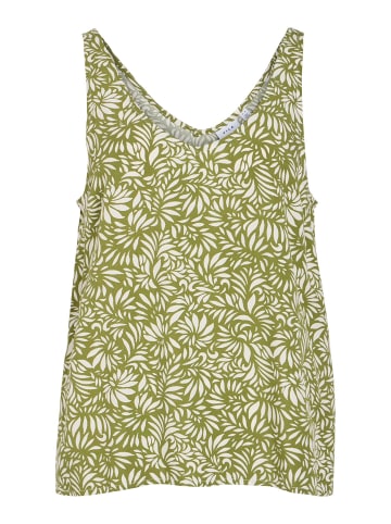 Vila Ärmelloses Top V- Ausschnitt Oberteil VILISE in Grün