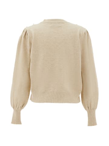 NAEMI Damen Strickjacke in Beige