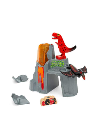 Brio Brio Aktionsspiel Dinosaurier-Vulkan mit Ausbruchsfunktion in bunt