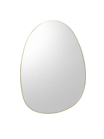 SCENA LIVING Dekorationsspiegel KALY, asymmetrisch, goldener Rahmen in Gold, 55 x 75 cm