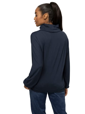 Gina Laura Longshirt in navy blau