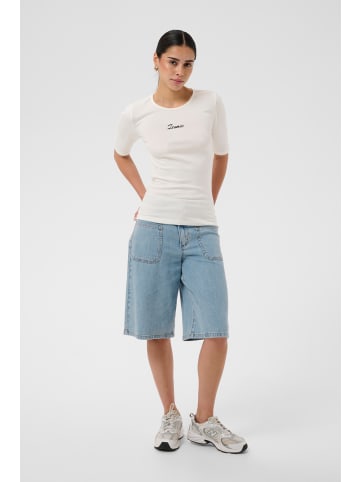 Kaffe T-Shirt kurzarm KAliddy Slim fit in Chalk