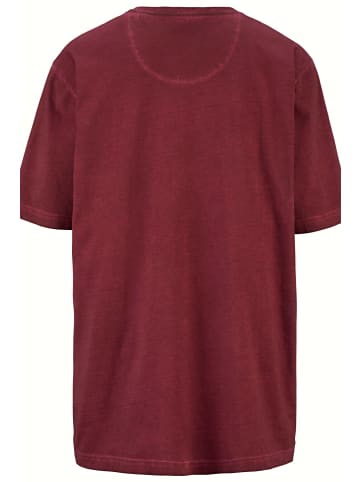 Boston Park Kurzarm T-Shirt in dunkel rot