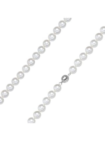 Yokoamii Kette aus Metall-Legierung mit Muschelkernperle in weiß