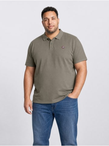 Petrol Industries Piqué-Poloshirt aus Baumwolle in Oversize ironhouse in Grün