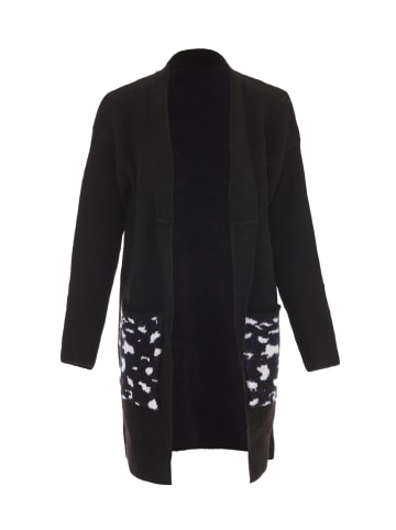 IMANE Damen Strickjacke in Schwarz