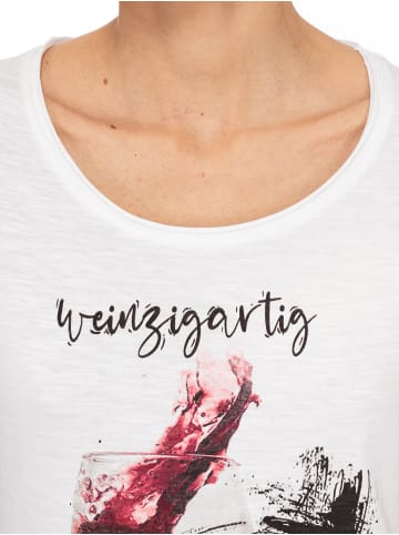 Hangowear T-Shirt WEINZIGARTIG in weiß