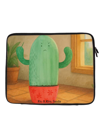 Mr. & Mrs. Panda Notebooktasche Kaktus Wut Design ohne Spruch in Weiß