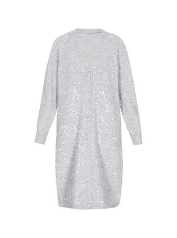 Albee Women Cardigan in Light Grey Melange