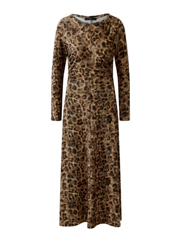 Oui Maxikleid in camel grey