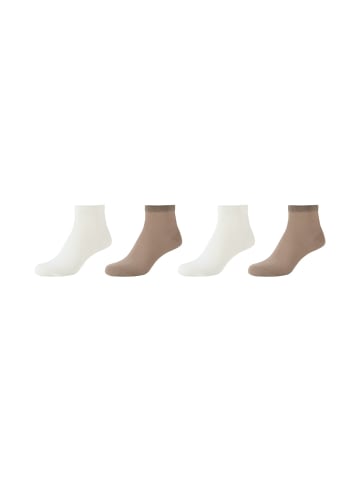 S. Oliver Kurzsocken 4er Pack originals in sand