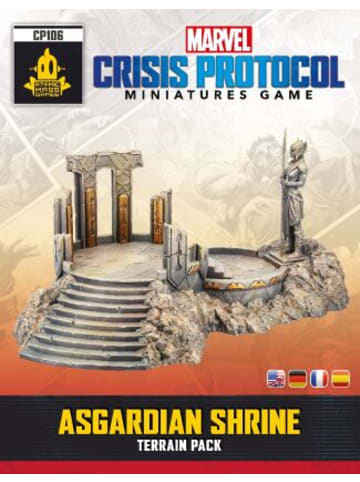 Asmodee Spiel - Marvel: Crisis Protocol - Asgardian Shrine Terrain Pack (Erweiterung)