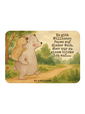 Mr. & Mrs. Panda Magnet Papa Bär Design mit Spruch in Weiß