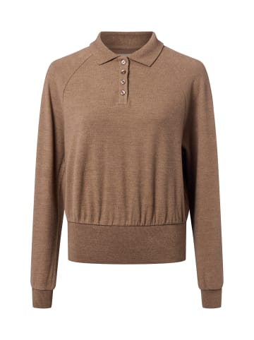 OPUS Strickpullover Geigi in taupe - 0002