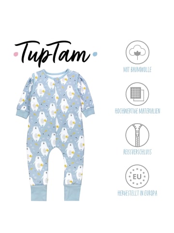 TupTam Babyschlafsäcke mit Beinen und Ärmel in grau Modell 1