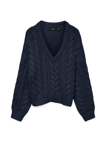 Vero Moda Strickpullover in Navy Blazer
