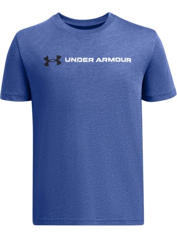 Under Armour Shirt "Ua B Logo Wordmark Ss" in Blau