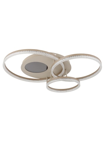 Globo lighting Deckenleuchte "SANFORD" in beige