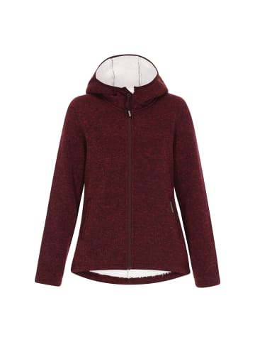 Schmuddelwedda Jacket in burgundy melange