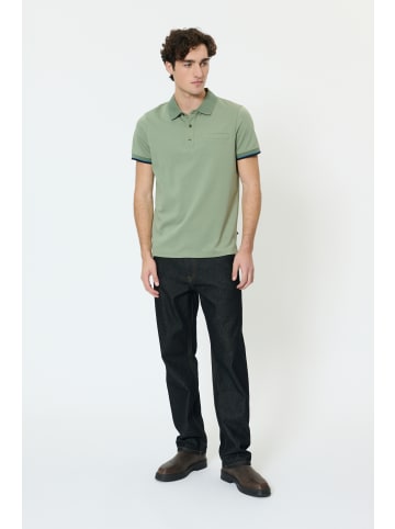 Matinique Poloshirt MAjeremy Gerade Passform in Sea Spray