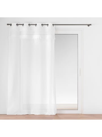 Douceur d’Intérieur Fenstergardine in weiß