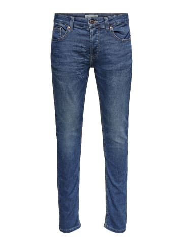 ONLY & SONS Slim Fit Jeans in Blue Denim