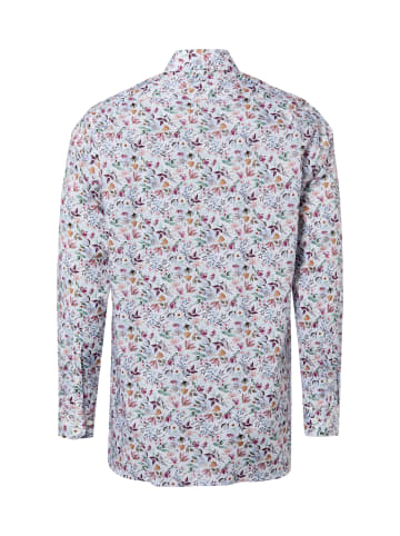 Andrew James Hemd in weiß mehrfarbig