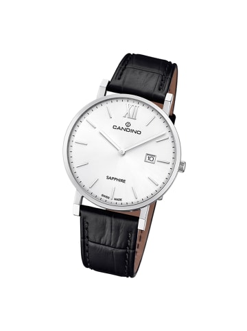 Candino Analog-Armbanduhr Candino Classic schwarz mittel (ca. 39,5mm)