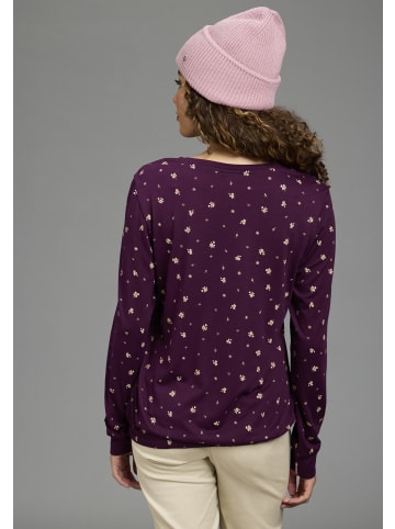 Kangaroos Langarmshirt in Lila
