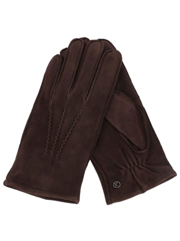 Kessler Viggo Handschuhe Leder warm dark brown