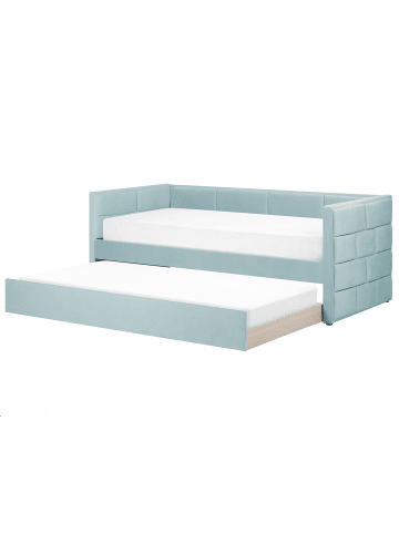 Beliani Kinderbett CHAVONNE in Grün - (W) 99 x (H) 80 x (L) 218 cm