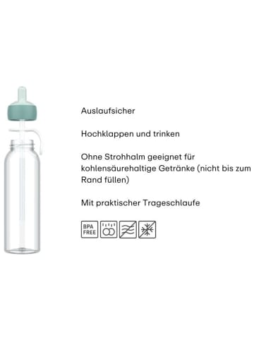 Mepal Wasserflasche Flip-Up Campus 2025 in Cool Mint 500 ml