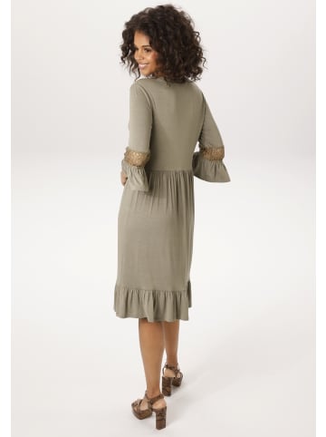 Aniston CASUAL Tunikakleid in hellkhaki