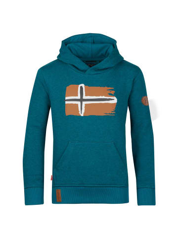 Trollkids Hoodie Pullover mit Kapuze "Trondheim" in Dunkelblau