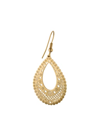 IZIA Women Jewelry Set With Necklace And Pair Of Earrings in Gold