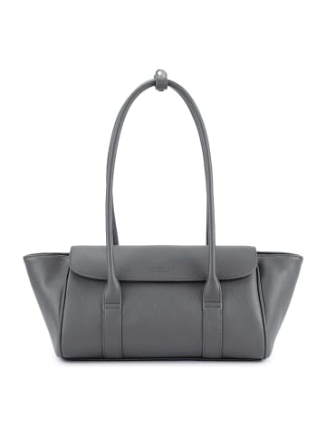 Seidenfelt Nelma Schultertasche 40 cm in light grey