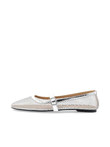 Bianco Mary Jane Schuhe in Silver
