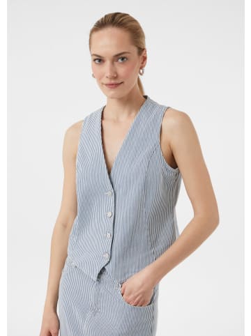 comma Indoor-Weste in 54G1_hellblau