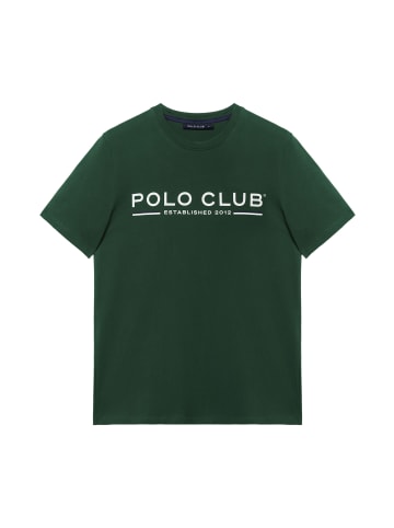 Polo Club T-Shirt in Flaschengrün