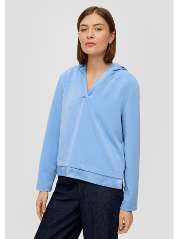 s.Oliver BLACK LABEL Sweatshirt langarm in Blau