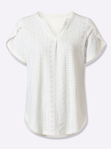 WITT WEIDEN Kurzarm-Shirt in ecru