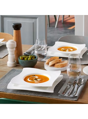 Villeroy & Boch 8-tlg. Dinner Set NewWave in in weiß