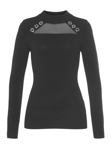 Melrose Strickpullover in schwarz