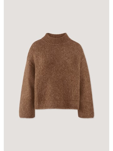 Hessnatur Strick Pullover in cognac
