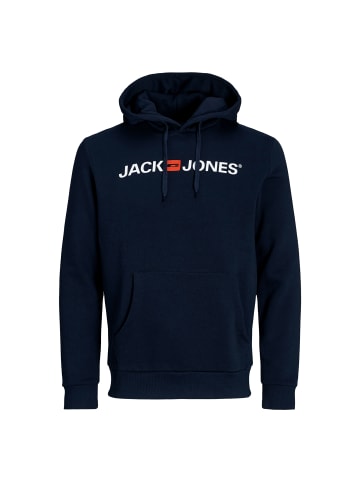 Jack and Jones Corp Old Logo Sweat Hood in Dunkelblau
