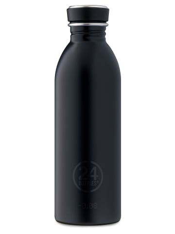 24Bottles Edelstahl Trinkflasche Urban Bottle Tuxedo Black 0,5 l in schwarz