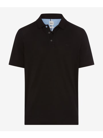 BRAX  Poloshirt in Schwarz