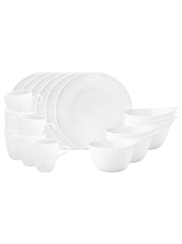 Seltmann Weiden 18er Set Frühstücks-Set Life Fashion in Luxury White